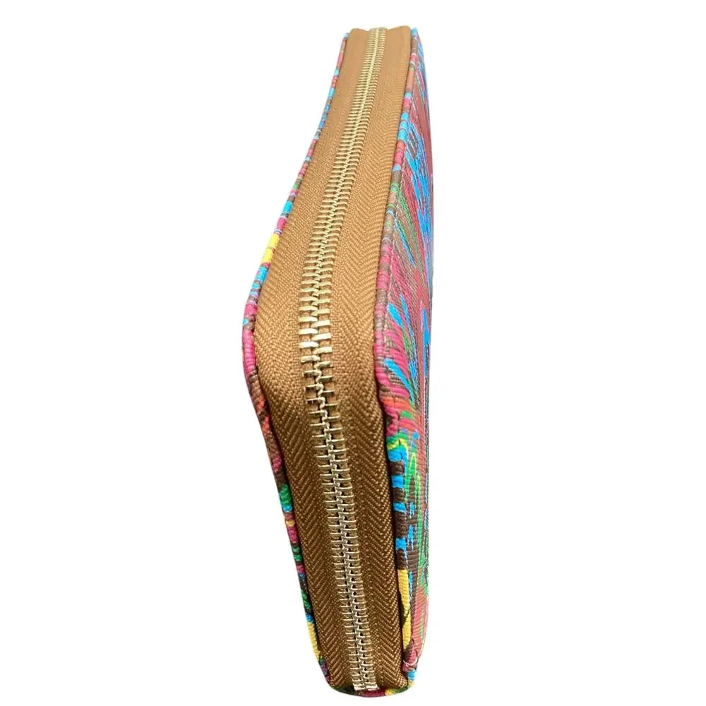 NWT Dooney&Bourke Wristlet Wallet Women’s 1 Size Zip Around Leather Multicolor - Picture 3 of 9